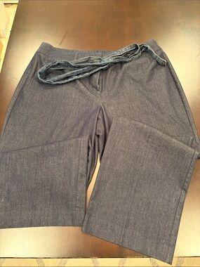 Zac & Rachel Dark Indigo Denim-Style Waistband Pants